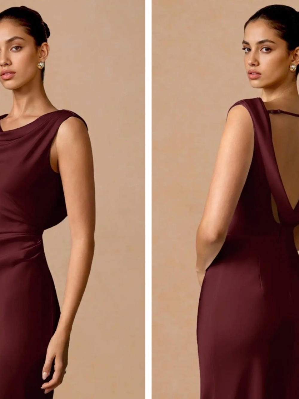Azazie Evarine Wine Maxi Dress!